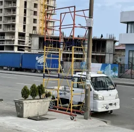 ქირავდება კოშკურა ხარაჩო ბორბლებზე (xaracho) გაქირავება