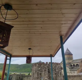 ხის ჭერი   ხის ჭერის მონტაჟი 