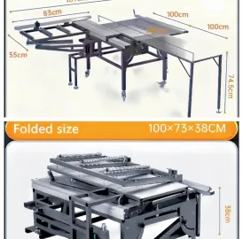 ორხერხიანი ლამინატის დანადგარი
