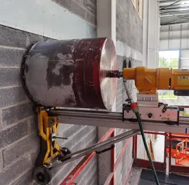 ბეტონისა და ნებისმიერი კედლების ბურღვა ალმასის საბურღი აპარატით ნებისმიერი სისქის კედელში