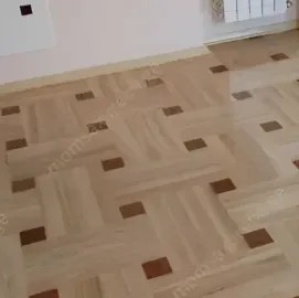 პარკეტის დაგება, იატაკის მოხვეწა (