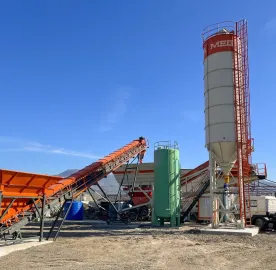 იყიდება ახალი მობილური ბეტონის ქარხანა 100/80 მ³ წარმადობით