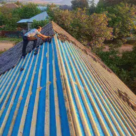 სახურავის გადახურვა