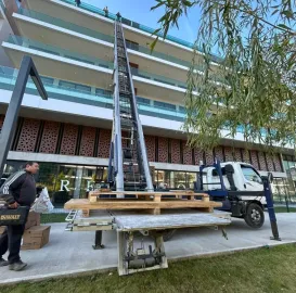 ამწე ლიფტის მომსახურება