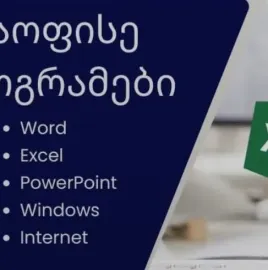 საოფისე პროგრამების ინდივიდუალური კურსი 