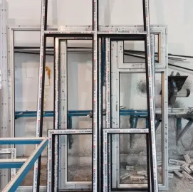 მეტალოპლასტმასისა და ალუმინის კარ ფანჯარა / ვიტრაჟები / სლაიდები