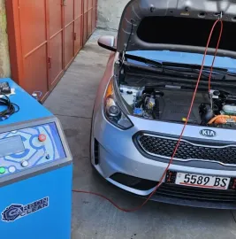 ძრავის წვის კამერის HHO წყალბადის სისტემით გამორეცხვა