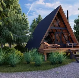 ხის კოტეჯების პროექტირება და მშენებლობა