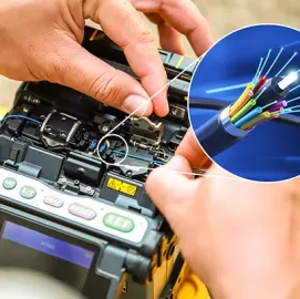 ოპტიკური კაბელის შედუღება ოპტიკური კაბელის გადაბმა