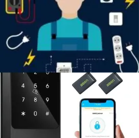 ელექტრიკოსი და კარის საკეტების შეცვლა 