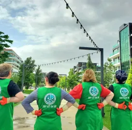 დიასახლისთა ჯგუფი დასუფთავების სფეროში