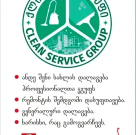 დიასახლისთა ჯგუფი დასუფთავების სფეროში