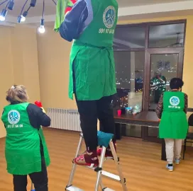 დიასახლისთა ჯგუფი დასუფთავების სფეროში