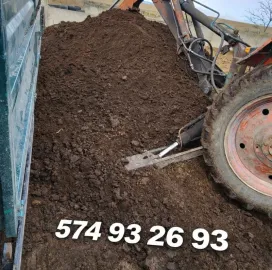 შავი მიწა და ასევე დამწვარი საქონლის ნაკელი მოტანით