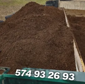 შავი მიწა და ასევე დამწვარი საქონლის ნაკელი მოტანით