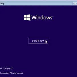 ოფიციალური ვინდოუსის ჩაწერა/ინსტალაცია