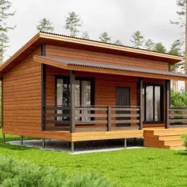 ხის კოტეჯები / ფანჩატურები