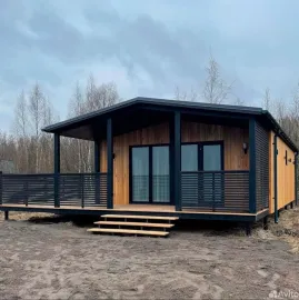 ხის კოტეჯები / ფანჩატურები