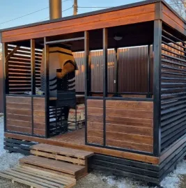 ხის კოტეჯები / ფანჩატურები