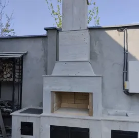 ბუხრის აშენება