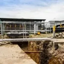 კიბე დროებითი კიბე მეტალის კიბე გაქირავება 