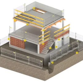 სიმაღლიდან ვარდნის დამცავი ღობეები  ქირა და გაყიდვა