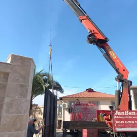 სამშენებლო მასალების აწევა