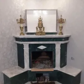 ბუხრის აშენება / მოპირკეთება