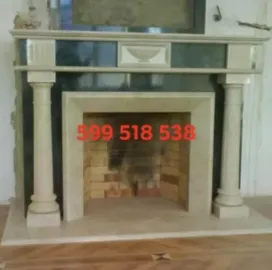 ბუხრის აშენება / მოპირკეთება