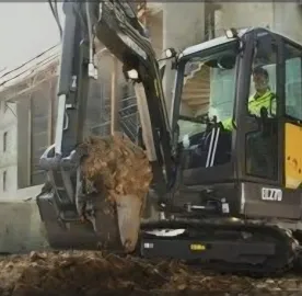 მინი ექსკავატორით მომსახურეობა