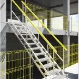 კიბე დროებითი კიბე მეტალის კიბე გაქირავება