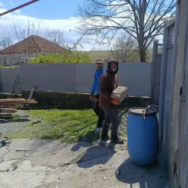 სამშენებლო ნაგვის გატანა / კედლების დანგრევა / მოწესრიგება