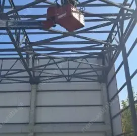 სენდვიჩ პანელის მონტაჟი, დახურვა, შეფუთვა