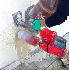 კედლების, იატაკისა და ჭერის ბურღვა/ჭრა