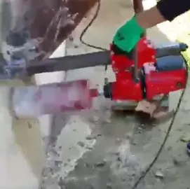 ცივი ბეტონის ბურღვა, ჭრა
