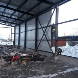 სენდვიჩ პანელის მონტაჟი