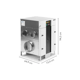 Dantherm TTR 800 – 86 კგ/24 სთ სამრეწველო საშრობი ნესტგამწოვი – ნესტის ამომშრობი სამრეწველო გამწმენდი გამწმენდი ნესტის ამომშრობი – საშრობი – ტენის ამომშრობი