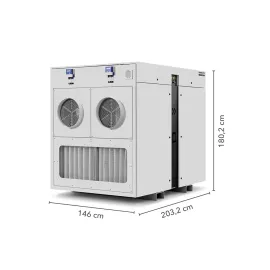 Dantherm TTR 13500 – 1,790 კგ/24 სთ სამრეწველო საშრობი ნესტგამწოვი – ნესტის ამომშრობი ნესტის ამომშრობი – საშრობი – ტენის ამომშრობი