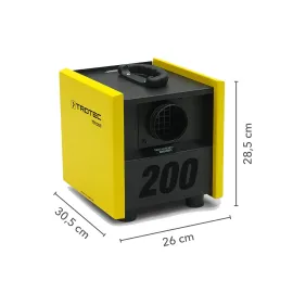 Trotec TTR 200 ნესტგამწოვი ნესტის ამომშრობი საშრობი ტენის ამომშრობი ადსორბციული გამწმენდი