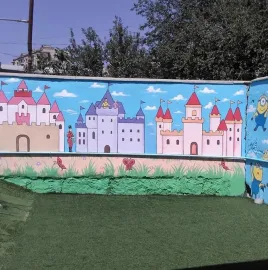 კედლის მოხატვა, რელიეფი