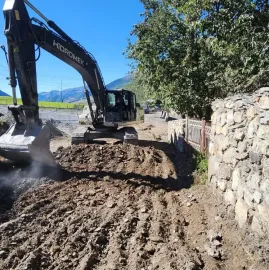 komatsu 290 - ით მომსახურება