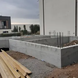ბლოკის წყობა ბეტონის სამუშაოები