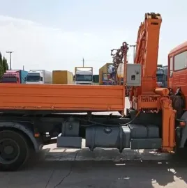 თვითმცლელი ავტომობილი + ამწე