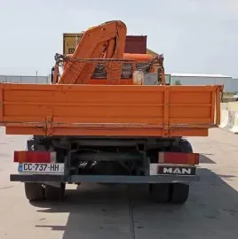 თვითმცლელი ავტომობილი + ამწე