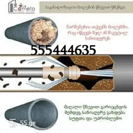 კანალიზაციის გაწმენდა 24 საათი - ნებისმიერი დრო