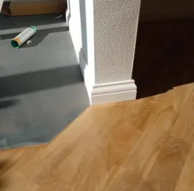 MDF  პლინტუსის შეღებვა