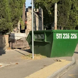 სამშენებლო მასალების გატანა