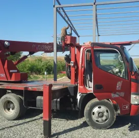 ამწე კალათის გაქირავება