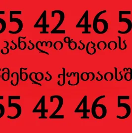 SANTEQNIKI KUTAISI 555424650 BINAZE GAMODZAXEBIT