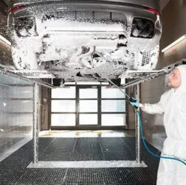 ძრავის რეცხვა ქვემოდან 